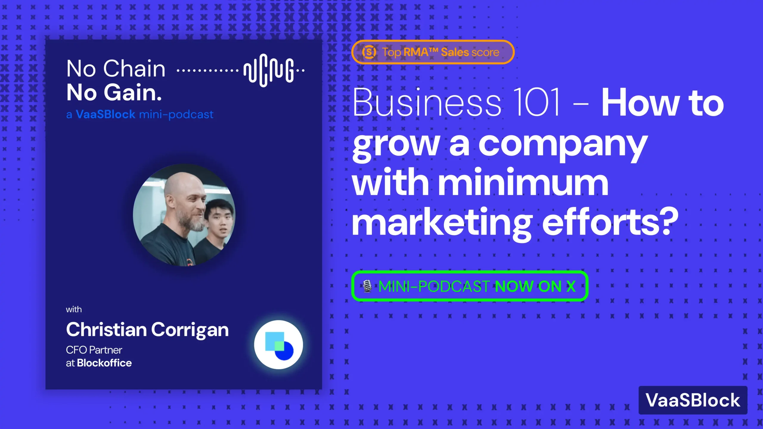 Chistian talks crypto startup back office services